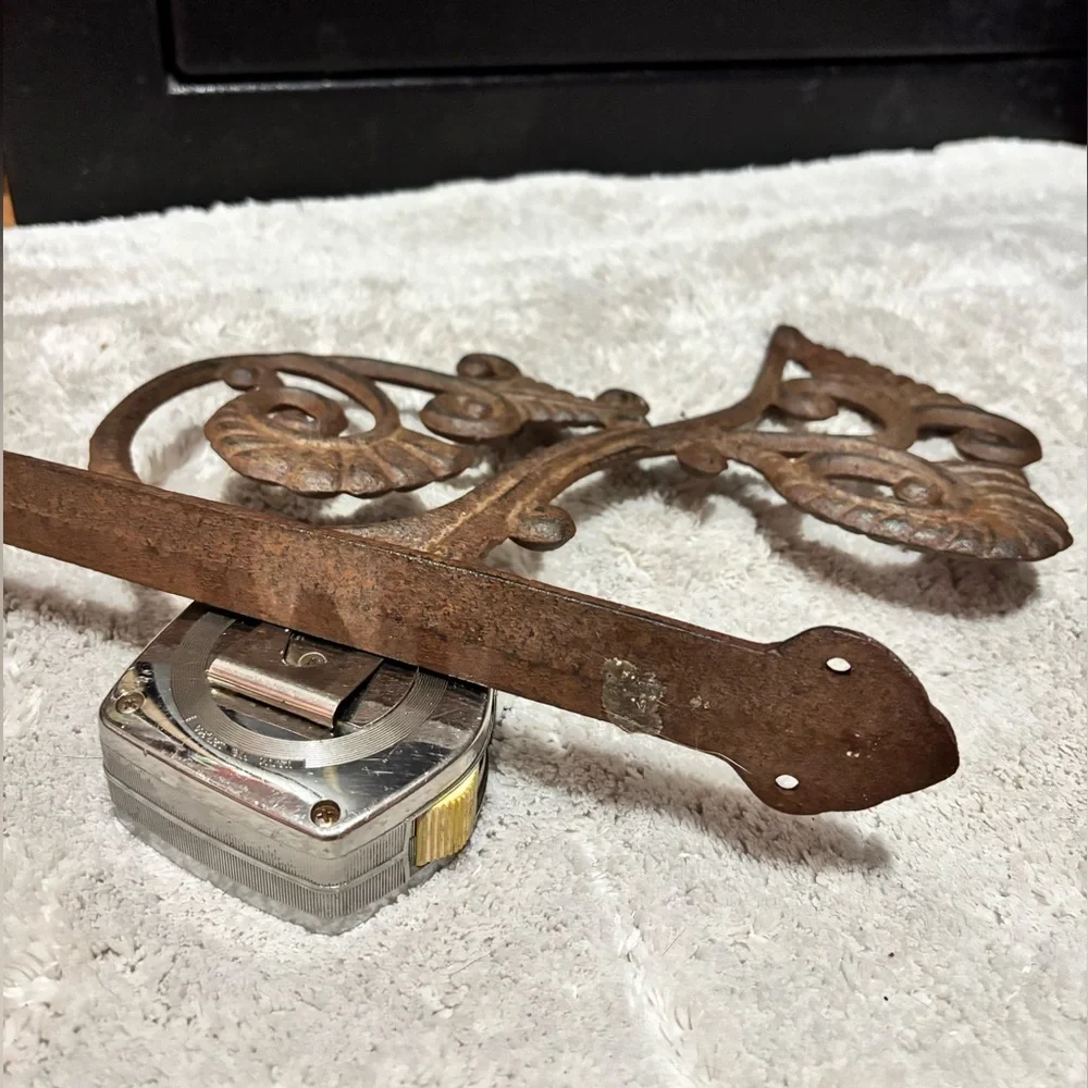 Antique Vintage,Cast Iron Ornate Wall Bracket,Vine Style.